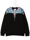 Marcelo Burlon County Of Milan Marcelo Burlon Boys Black Cotton Sweatshirt In Black