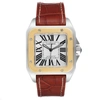 CARTIER SANTOS 100 STEEL YELLOW GOLD 38MM SILVER DIAL MENS WATCH W20072X7,02FE0972-0C02-04FE-819F-294977C07AFD