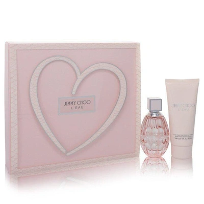 Jimmy Choo L'eau By  Gift Set -- 2 oz Eau De Toilette Spray + 3.3 oz Body Lotio