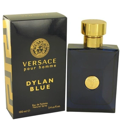 Versace Pour Homme Dylan Blue By  Eau De Toilette Spray 3.4 oz