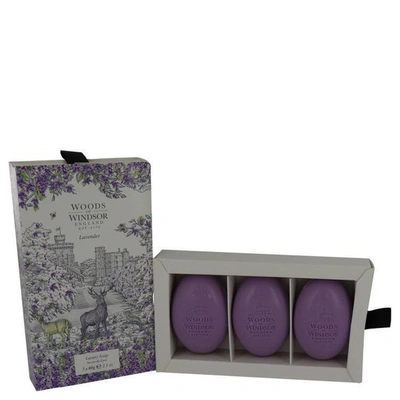 Woods Of Windsor Lavender By  Fine English Soap 3 X 2.1 oz