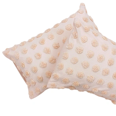 Linen House Haze Housewife Pillowcase Pair (peach) (20 X 30in) (uk In Orange