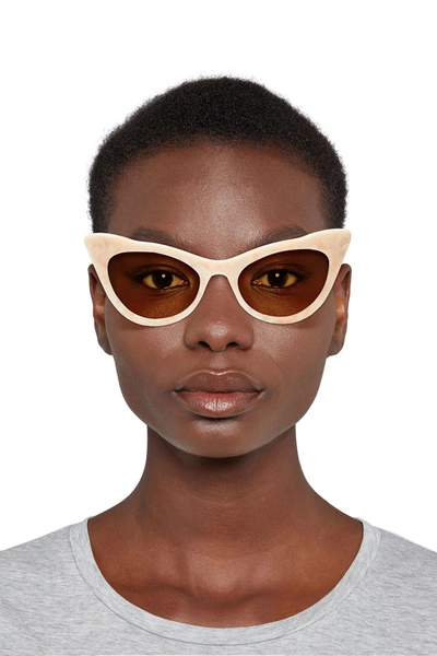 Ganni Lulu 01 Cat Eye Sunglasses - Black Ganni | Accessories | Ganni Lulu Cat Eye Sunglasses Black  main image 4