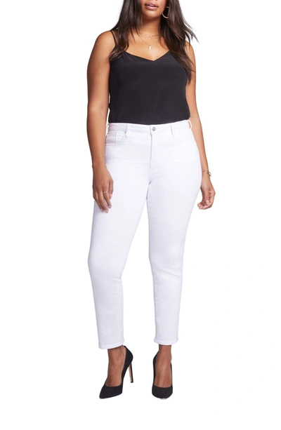 Curves 360 By Nydj Slim Ankle Jeans In Optic White