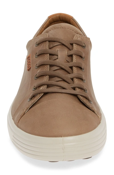 Ecco Soft Vii Lace-up Sneaker In Navajo Brown