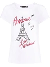 LOVE MOSCHINO AMOUR TOUR EIFFEL T恤