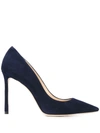 Jimmy Choo Romy 100 Pumps In Blue