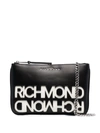 JOHN RICHMOND LOGO ZIPPED CLUTCH