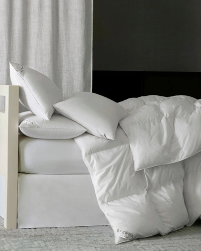 Sferra 800-fill European Down Firm Queen Pillow In White
