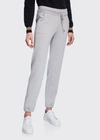 Loro Piana Merano Cashmere Drawstring Jogger Pants In Natural Melange