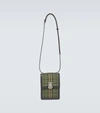 Burberry Robin Monogram-plaque Crossbody Bag In Green