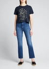 Mother The Hustler Frayed Ankle Jeans In Balls Of Yarn