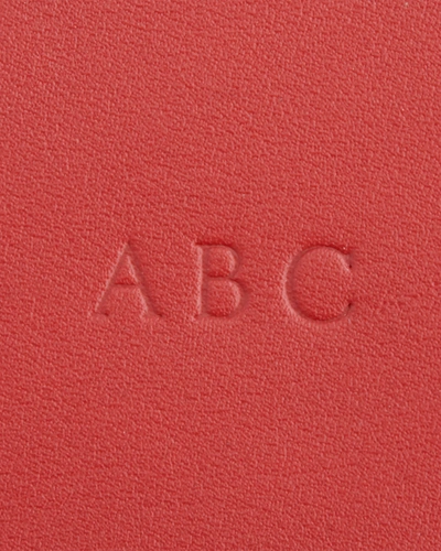 Royce New York Executive Card Holder In Red