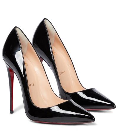 Christian Louboutin So Kate 120 Patent Leather Pumps In Black