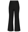 Proenza Schouler Fine Gauge Rib Knit Pants Black Forest In Black