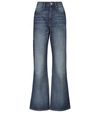 Isabel Marant Étoile Belvira High-rise Bootcut Jeans In Blue