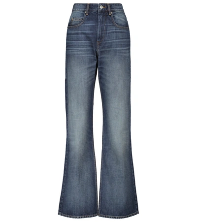 Isabel Marant Étoile Belvira High-rise Bootcut Jeans In Blue