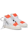 OFF-WHITE 3.0 COURT LEATHER HIGH-TOP SNEAKERS,P00584661