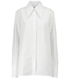 Jil Sander White Pointed Collar Shirt In White