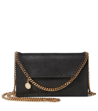 Stella Mccartney Falabella Mini Crossbody Bag In Black