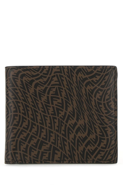 Fendi Printed Leather Wallet Nd  Uomo Tu