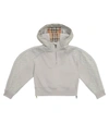 BURBERRY QUILTED COTTON HOODIE,P00577196