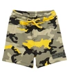 Dolce & Gabbana Baby Camouflage Shorts In Grey