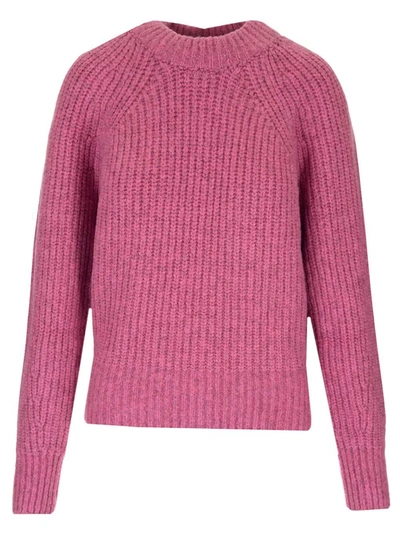 Isabel Marant Billie Crewneck Knit Jumper In Pink