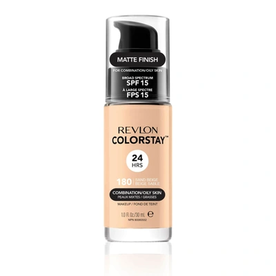 Revlon Colorstay Make-up Foundation For Combination/oily Skin (various Shades) In 27 Sand Beige
