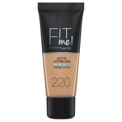 Maybelline Fit Me! Matte And Poreless Foundation 30ml (various Shades) In 15 220 Natural Beige