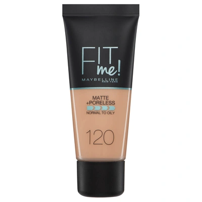 Maybelline Fit Me! Matte And Poreless Foundation 30ml (various Shades) In 19 120 Classic Ivory