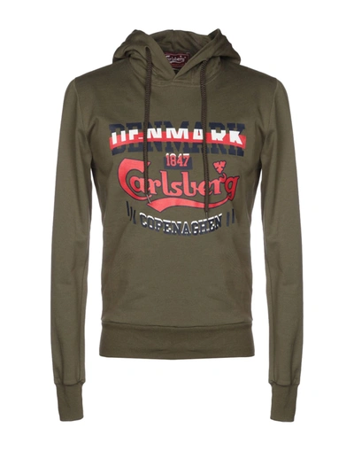Carlsberg Sweatshirts In Military Green