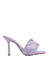 Bottega Veneta The Lido Sandals In Magnolia