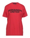 Dsquared2 T-shirts In Red