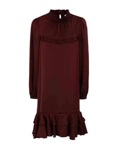 See By Chloé Short Dresses In Red