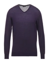 Drumohr Sweaters In Dark Purple