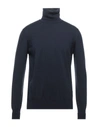 Alpha Studio Turtlenecks In Dark Blue
