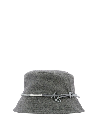 Ruslan Baginskiy Bucket Hat Rb Embroidery Pendant In Grey