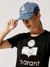 ISABEL MARANT TYRON LOGO BASECALL CAP