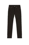 Acne Studios Straight Fit Cotton Jeans In Black