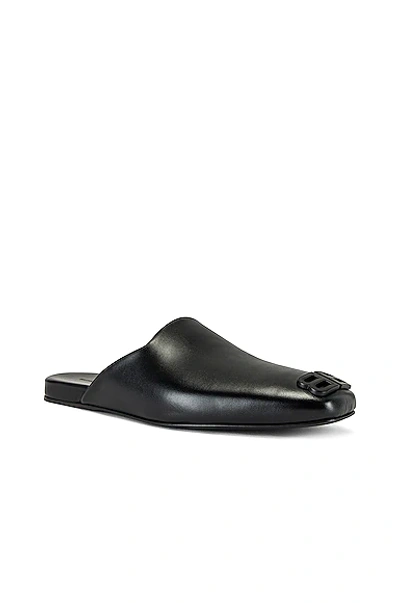 Balenciaga Cosy New Bb Mules Shoes In Black