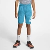Nike Sportswear Club Fleece Big Kidsâ Shorts In Chlorine Blue