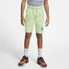 Nike Sportswear Club Fleece Big Kidsâ Shorts In Lime Ice