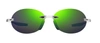 Revo Descend O Re 1168 09 Gn Oval Polarized Sunglasses In Green