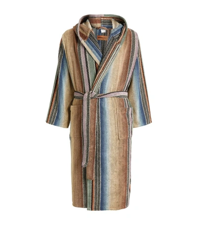 Missoni Cotton Archie Robe (extra Large) In Black