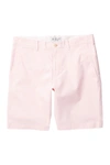 Original Penguin Bedford 9" Stretch Cotton Shorts In Parfait Pink