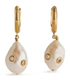 ANNI LU GOLD-PLATED AND PEARL EARRINGS,16999123