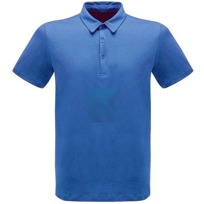 Regatta Professional Mens Classic 65/35 Short Sleeve Polo Shirt In Blue