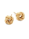 Saks Fifth Avenue Women's Tex Love Knot 14k Yellow Gold Stud Earrings