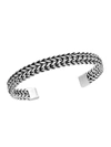 Effy Men's Gento Sterling Silver Woven Cuff Bracelet In Silver